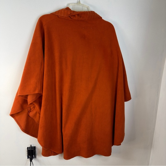 Lemode one size new with tag pleated scarf wrap spice orange. Pockets beautiful - Picture 2 of 9